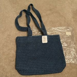The Sak blue Woven Bag